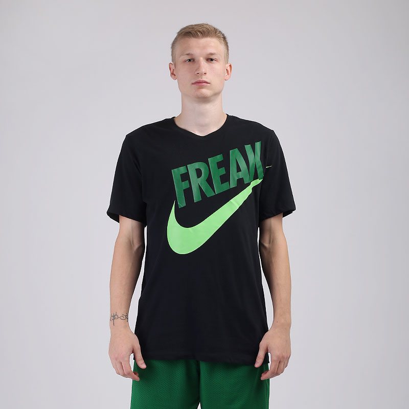 мужская черная футболка Nike Dri-FIT Giannis `Freak` Naija Basketball T-Shirt BV8265-015 - цена, описание, фото 1